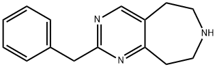 6,7,8,9-四氢-2-(苯甲基)-5H-嘧啶并[4,5-D]氮杂卓 结构式