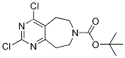 tert-Butyl 2,4-dichloro-5,6,8,9-tetrahydropyriMido[4,5-d]azepine-7-carboxylate 结构式