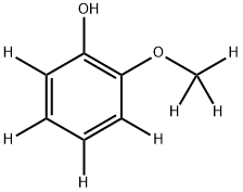 愈创木酚-D7 结构式