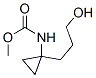 Carbamic  acid,  [1-(3-hydroxypropyl)cyclopropyl]-,  methyl  ester  (9CI) 结构式