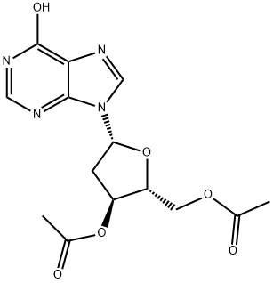 3'-5'-DI-O-ACETYL-2'-DEOXYINOSINE 结构式