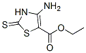 5-Thiazolecarboxylicacid,4-amino-2,3-dihydro-2-thioxo-,ethylester(9CI) 结构式