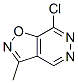 7-氯-3-甲基异噁唑并[4,5-D]哒嗪 结构式