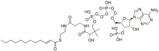 2-反-十二烯酰基-CO A 结构式