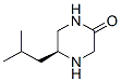 Piperazinone, 5-(2-methylpropyl)-, (S)- (9CI) 结构式