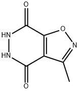 Isoxazolo[4,5-d]pyridazine-4,7-dione, 5,6-dihydro-3-methyl- (9CI) 结构式