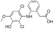 3'-hydroxy-4'-methoxydiclofenac 结构式