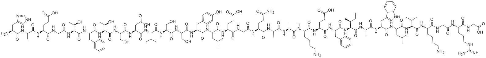 人胰高血糖素样肽-1 结构式