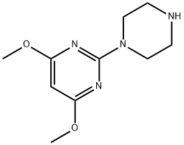 4,6-Dimethoxy-2-(piperazin-1-yl)pyrimidine 结构式