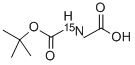 BOC-GLY-OH-15N 结构式