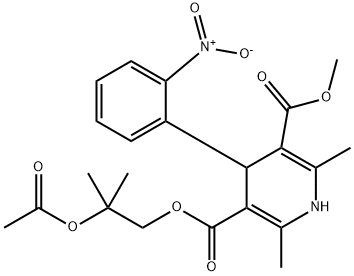 4-Acetoxynisoldipine 结构式