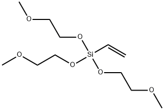 乙烯基三(2-甲氧基乙氧基)硅烷 结构式