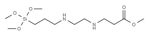 2-甲氧基碳酸基乙基胺基乙基胺基丙基三甲氧基硅烷 结构式