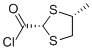 1,3-Dithiolane-2-carbonyl chloride, 4-methyl-, cis- (9CI) 结构式