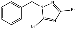 1-苄基-3,5-二溴-1H-1,2,4-噻唑 结构式