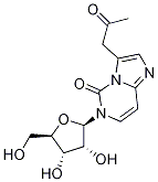 6-(beta-D-Ribofuranosyl)-3-(2-oxo-propyl)-6H-iMidazo[1,2-c]pyriMidin-5-one 结构式