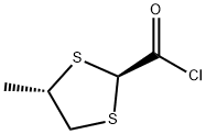 1,3-Dithiolane-2-carbonyl chloride, 4-methyl-, trans- (9CI) 结构式