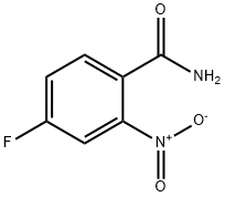 4-氟-2-硝基苯甲酰胺 结构式