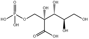 2-carboxyarabinitol 1-phosphate 结构式