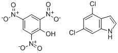 4-6 DICHLOROINDOLE PICRATE 结构式