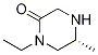 (R)-1-ethyl-5-Methylpiperazin-2-one 结构式