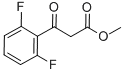3-(2,6-二氟苯基)-3-氧代丙酸甲酯 结构式