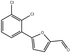 5-(2,3-二氯苯基)-2-呋喃醛 结构式
