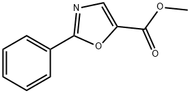 2-苯基恶唑-5-甲酸甲酯 结构式