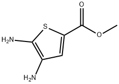 4,5-二氨基-2-噻吩羧酸甲酯 结构式