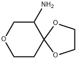 6-AMino-1,4,8-trioxaspiro[4.5]decane 结构式