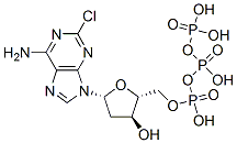 2-chloro-2'-deoxyadenosine triphosphate 结构式