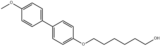 4-(6-羟基己氧基)-4'-甲氧基联苯 结构式