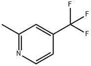2-甲基-4-三氟甲基吡啶 结构式
