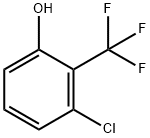 3-氯-2-(三氟甲基)苯酚 结构式