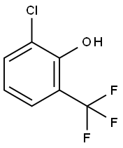 2-三氟甲基-6-氯苯酚 结构式