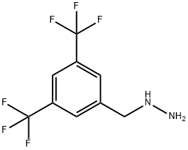 3,5-DITRIFLUOROMETHYL-BENZYL-HYDRAZINE 结构式