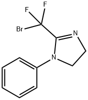 2-(BroModifluoroMethyl)-1-phenyl-4,5-dihydro-1H-iMidazole 结构式