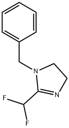 1-Benzyl-2-(difluoroMethyl)-4,5-dihydro-1H-iMidazole 结构式