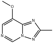 [1,2,4]TRIAZOLO[1,5-C]PYRIMIDINE, 8-METHOXY-2-METHYL- 结构式