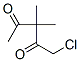 2,4-Pentanedione,  1-chloro-3,3-dimethyl- 结构式