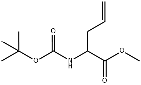 N-BOC-DL-烯丙基甘氨酸甲酯 结构式