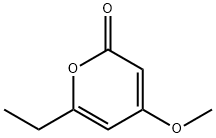 6-乙基-4-甲氧基-2H-吡喃-2-酮 结构式
