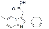 6-Methyl-2-(4-Methylphenyl)Imidazo[1,2-A]Pyridine-3-AceticAcid 结构式