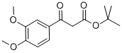 BETA-OXO-3,4-DIMETHOXY-BENZENEPROPANOIC ACID 1,1-DIMETHYLETHYL ESTER 结构式