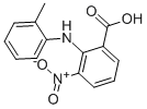 3-NITRO-2-O-TOLYLAMINO-BENZOIC ACID 结构式