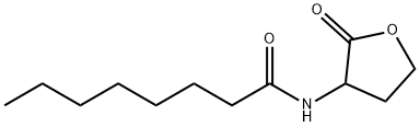 N-辛酰基-DL-高丝氨酸内酯(2-8℃) 结构式
