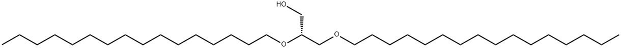 (R)-2,3-bis(hexadecyloxy)propan-1-ol  结构式