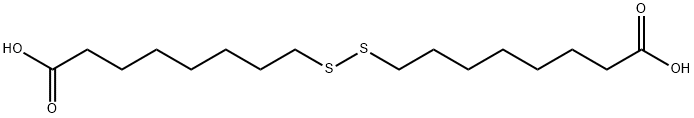 7-CARBOXYHEPTYL DISULFIDE 结构式