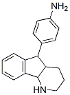 5-(4-aminophenyl)-2,3,4,4a,5,9b-hexahydro-1H-indeno(1,2-b)pyridine 结构式