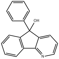 5-phenyl-5H-indeno[1,2-b]pyridin-5-ol 结构式